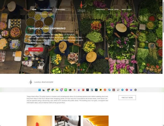 Tango website screenshot